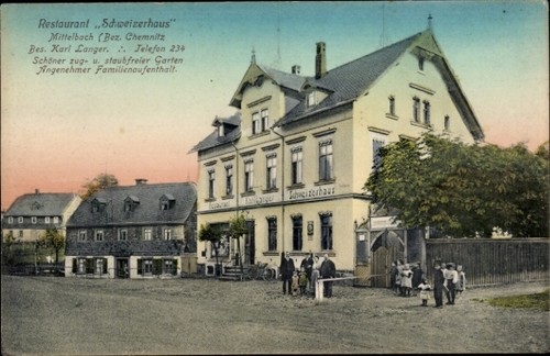 Mittelbach chemnitz in - ak,