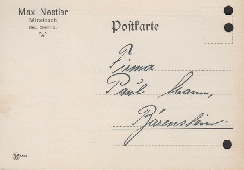 Mittelbach postkarte 1930 - mittelbach,,