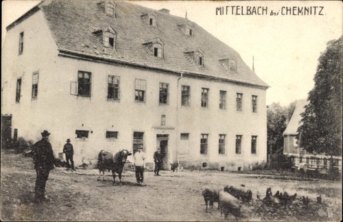 Mittelbach chemnitz in - ak,