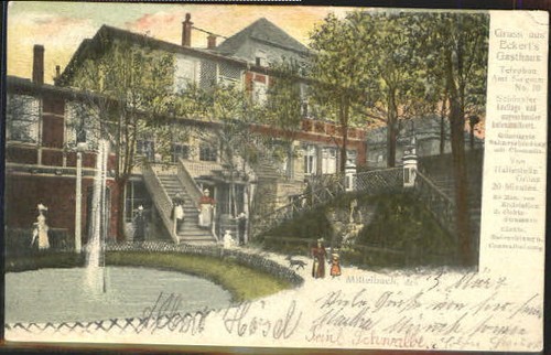 Mittelbach gasthaus 1907 - gasthaus,