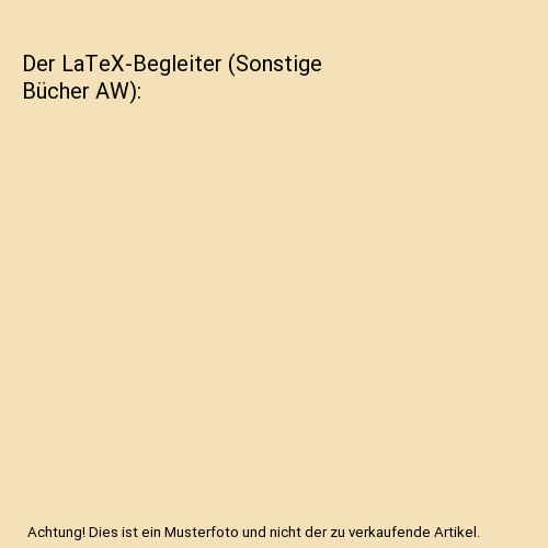 Der latex begleiter - der, [sonstige