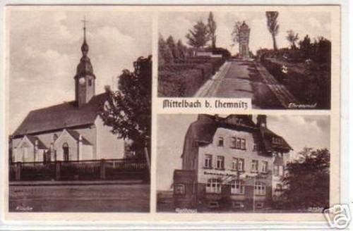 18976 mehrbild mittelbach - ak,