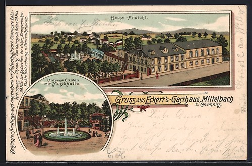 Lithographie mittelbach - mittelbach, b