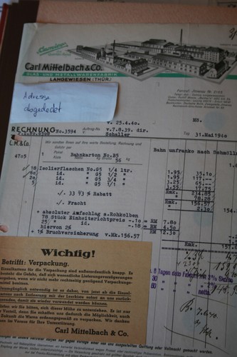 Kopfbogen alte rechnung - alte,