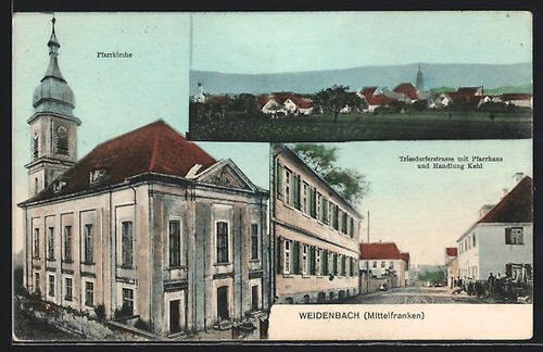 Weidenbach mittelfranken - ak, /mittelfranken