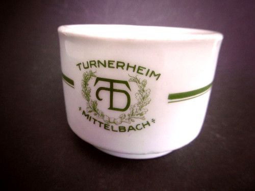 Alte kaffeetasse turnerheim - alte,